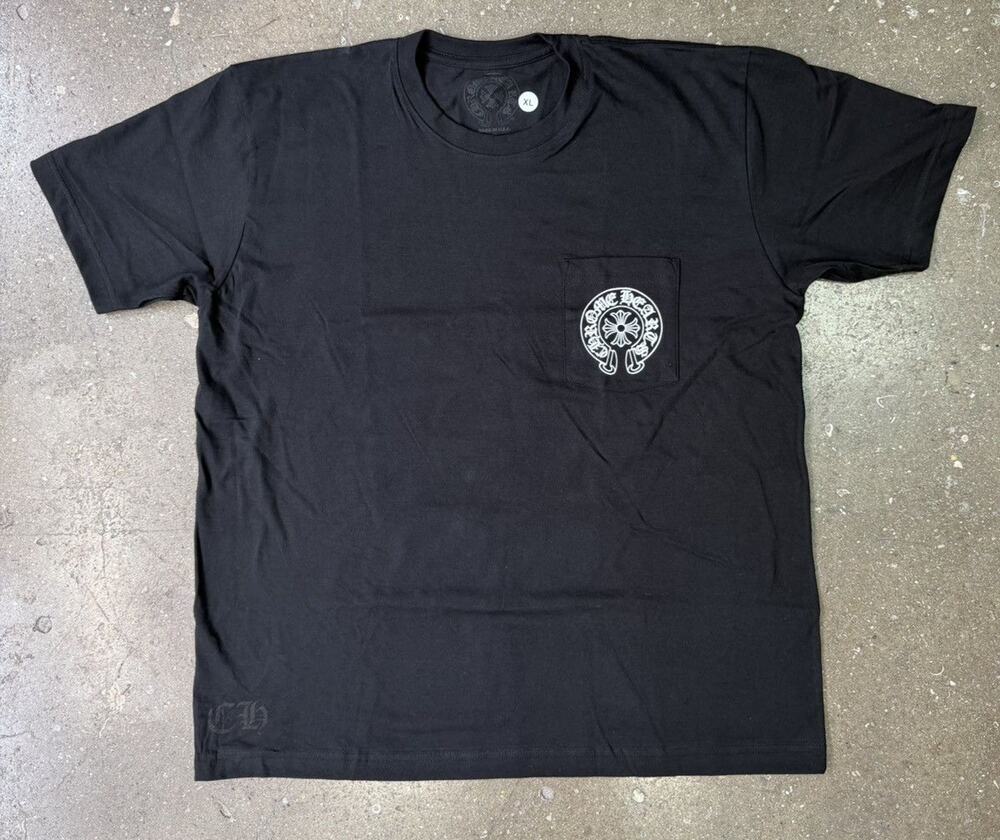 Chrome Hearts Miami Horseshoe Black T-Shirt
